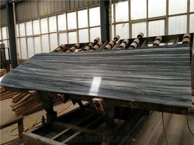 China Ink-Wash Wood Polished Marble Slab/Cut to Size Tiles ,Marble Floor Covering Tiles,Marble Skirting, Marble Wall Covering Tile